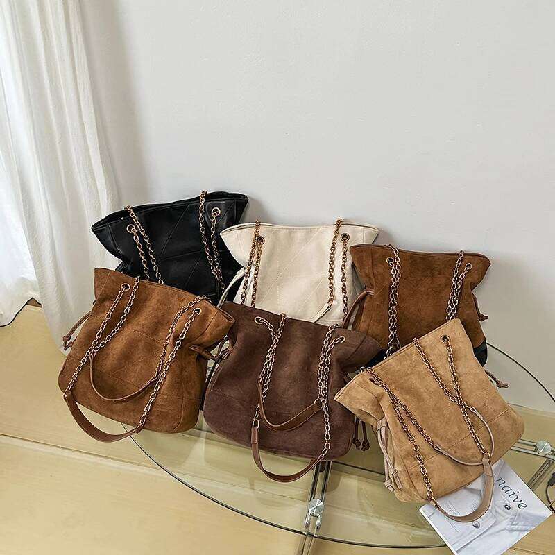 2025 New Fashion Retro Versatile Shoulder Bags Advanced Sense Large Capacity Commute Underarm Women's Casual Tote Bag XJ260306