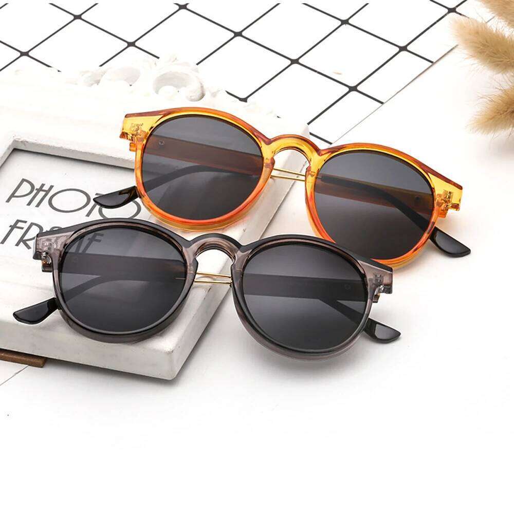 VIVIBEE Gothic Transparent Women Vintage Square Sunglasses 90s Round Sun Glasses 2025 Trending Products UV400 Men Shades Z260306
