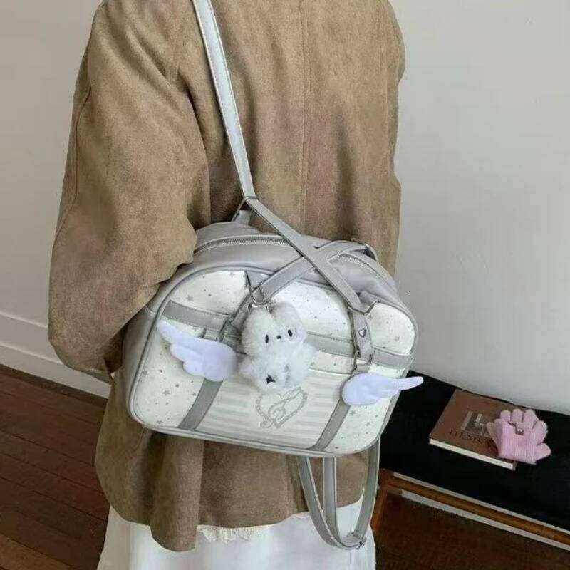 Autumn Japanese Messenger Shoulder Large Capacity Office Commuter for Women Textured Casual and Simple Style School Bag XJ260306