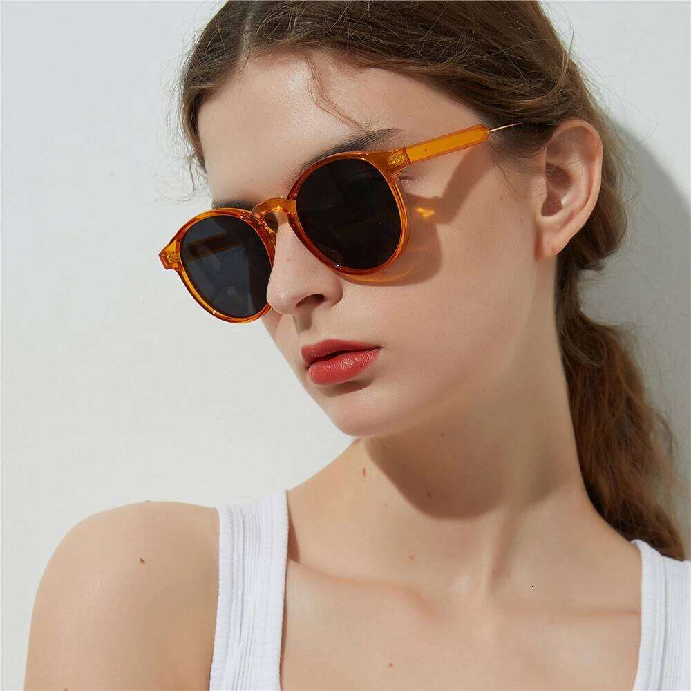 VIVIBEE Gothic Transparent Women Vintage Square Sunglasses 90s Round Sun Glasses 2025 Trending Products UV400 Men Shades Z260306