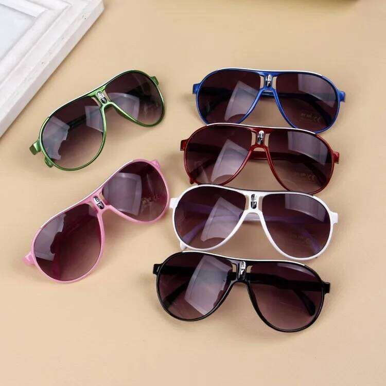 Vintage Children Kids Sunglasses Oval Baby Sun Glasses Boys Girls Luxury Oculos Feminino Accessories UA400 Z260306
