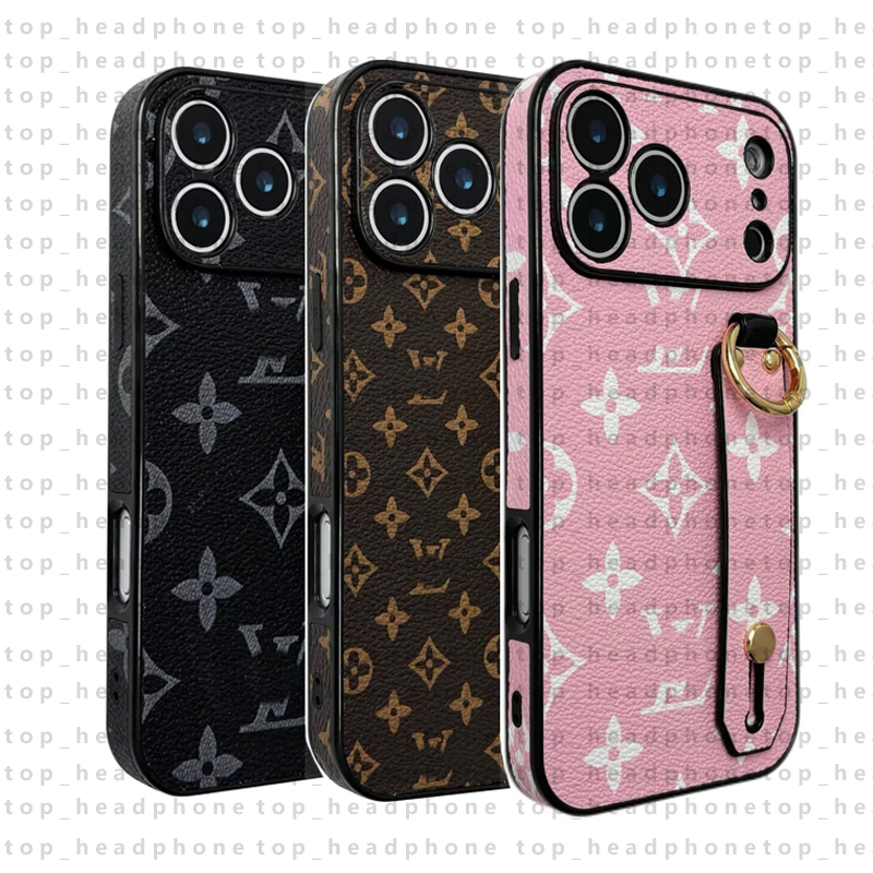 iPhone17 Pro Max Phone Case Designer Card Pocket PhoneCase with for iPhone 16 ProMax Cases Apple 15 14 13 12 Plus Cell Phone Cases Leather Mobile Cover