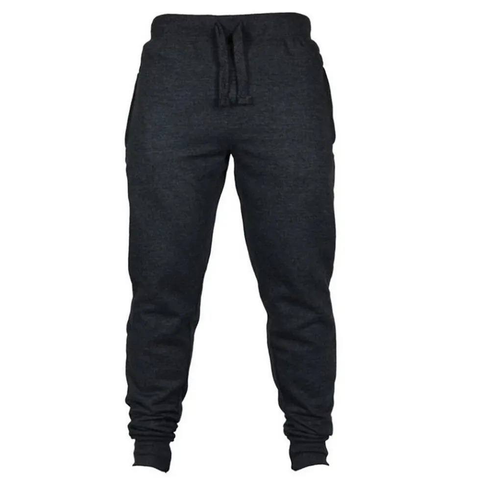 Autumn and winter Men Warm Casual Pants Fitness Sportswear Tracksuit Bottoms Trousers Black Gyms Jogger Pants 260227