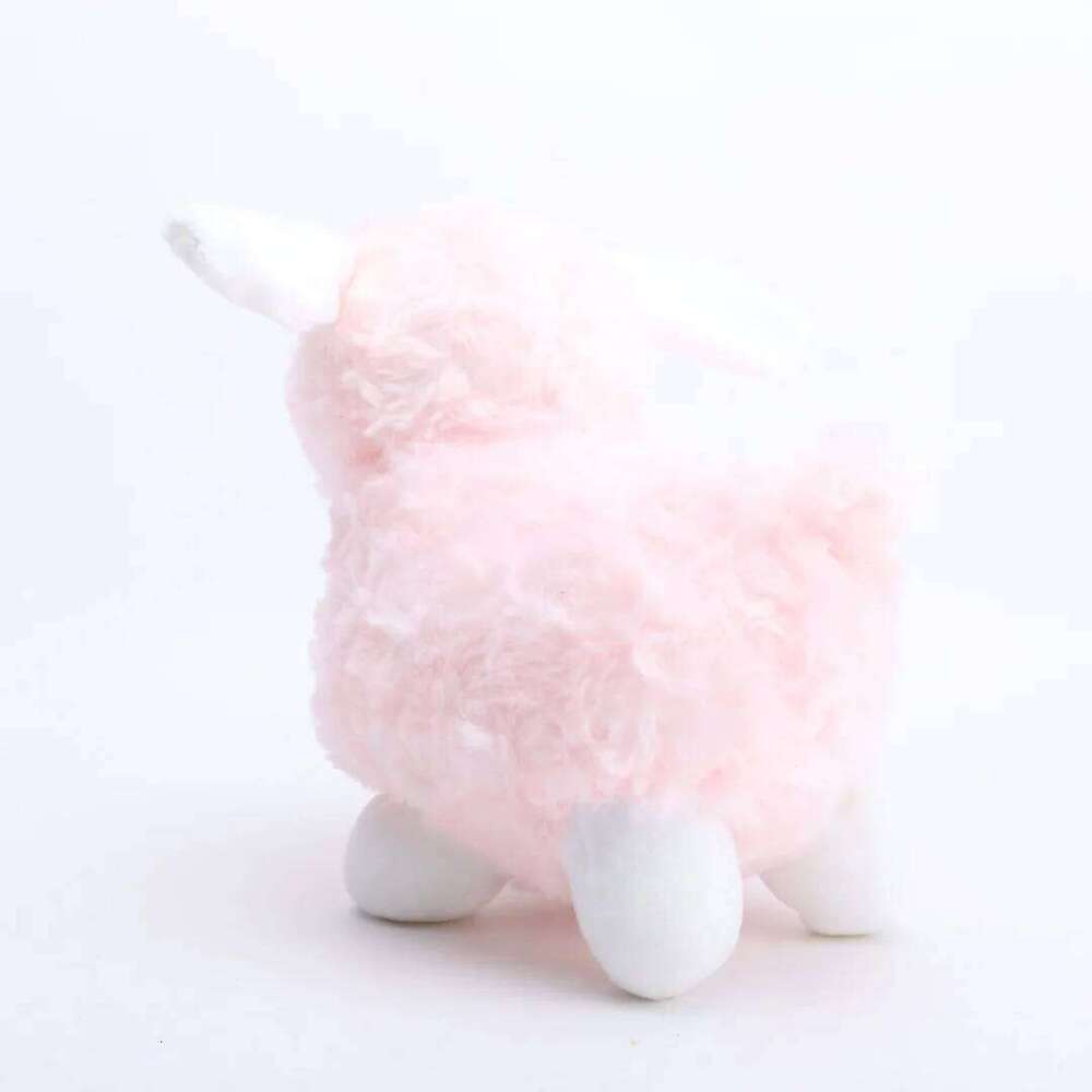 Cute Sheep Plush Stuffed Animal Toy Kawaii Lamb Doll with Neck Bell Soft Fluffy Plushie for Girls Kids Valentine's Day R260908 - view 7