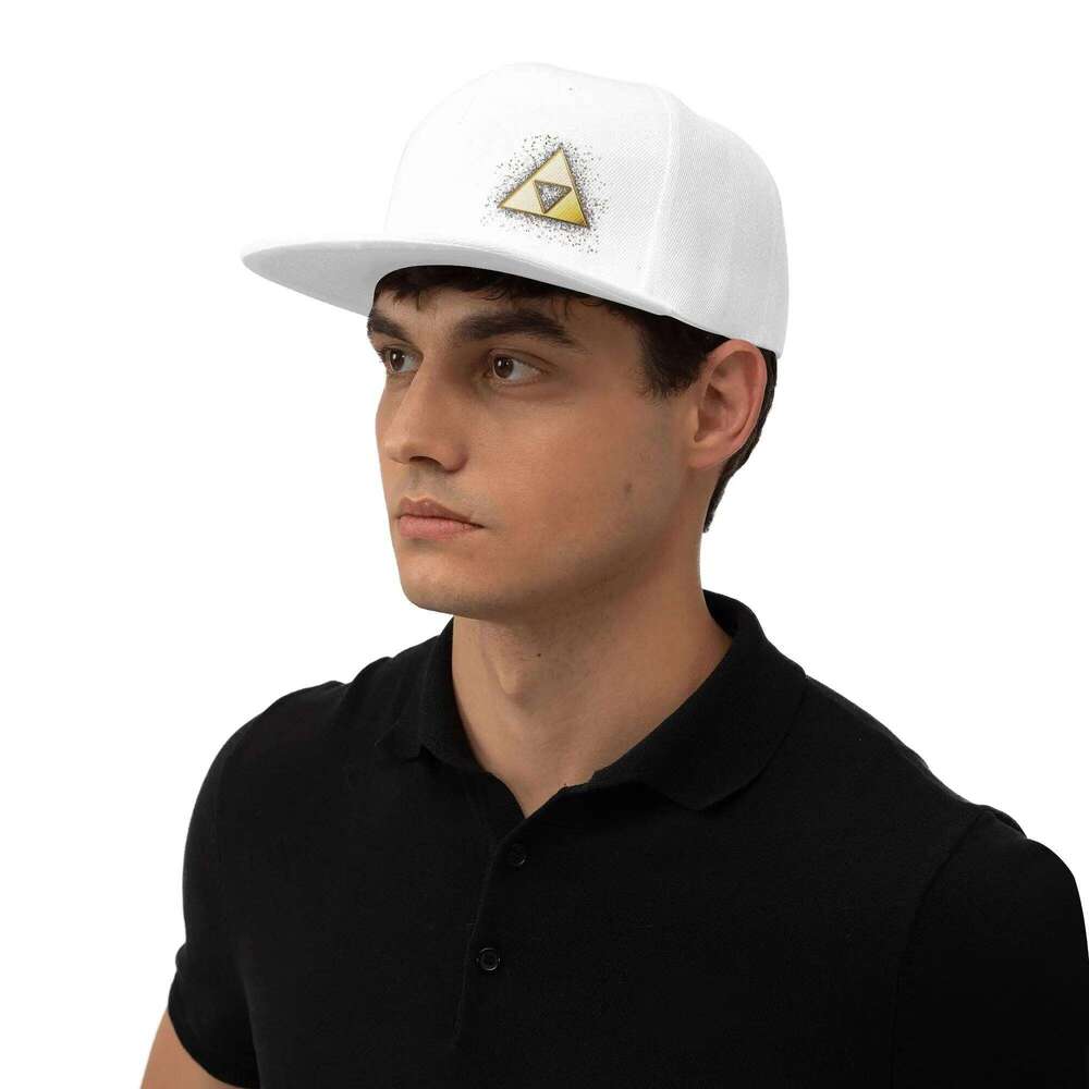 Gold Triforce Symbol Zelda Unisex Caps Outdoor Trucker Baseball Cap Snapback Hats Breathable Casquette Y260304