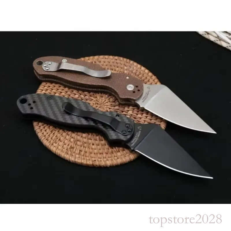 pocket knife Tactical Folding Knife - Premium S30V Steel Blade Carbon Fiber/Linen Handle Survival Tool for Outdoor Camping Hiking Hunting Durable Port