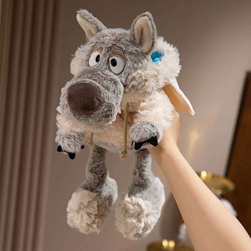 2Size New Camouflaged Plush Toy Sheepskin Muppets Sleep Pillow Wolf Doll In Sheep's Clothing Xmas Birthday Gifts R260908 - view 5