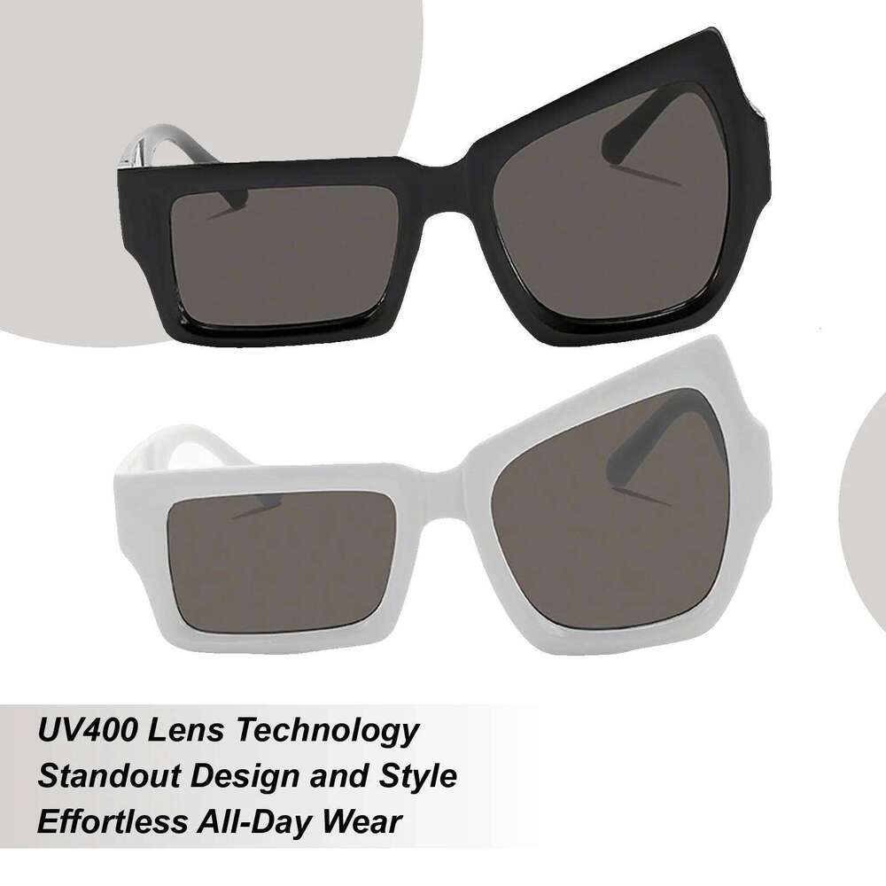 New Eyebrow Raising Sunglasses Men Women Stylish Irregular Funny Sun Glasses Outdoor Street creativity Photography Eyewear Z260306