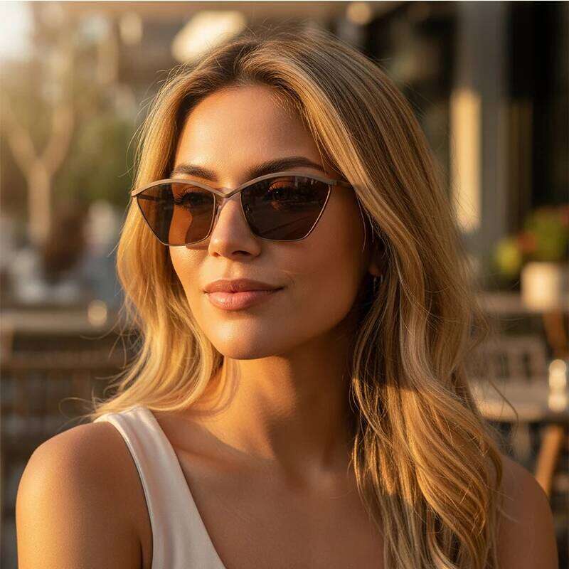 New Trendy Cat Eye Retro Frame High-end Uv Resistant Sunglasses For Men And Women 2508 Z260306