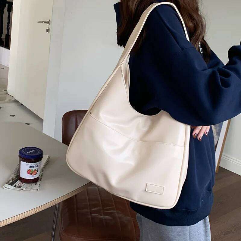 CGCBAG 2024 New Simple Large Capacity Women Shoulder Casual Commuting Luxury Designe Handbags High Quality Leather Tote Bag XJ260306
