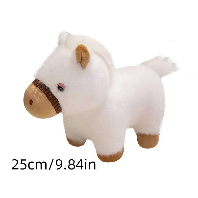 1pcs25cm cute dun pony plush toy child playmate girl companion gift giving comfort doll R260908 - view 7
