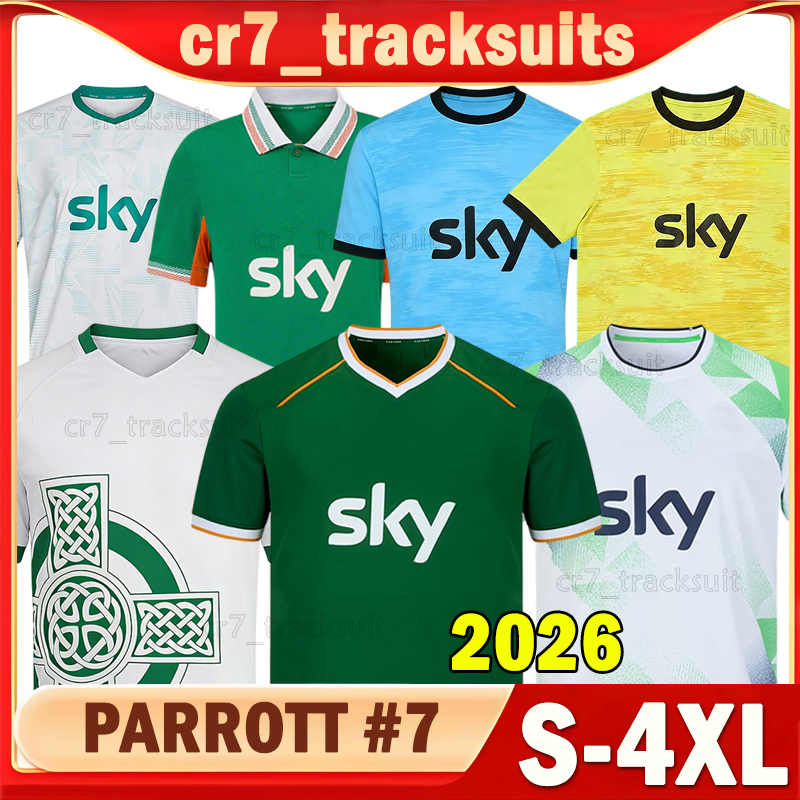 XXXL 4XL 25 26 Republic of Ireland national football team Soccer Jerseys 2025 2026 Ireland PARROTT KENNY IDAH SCALES AZAZ Football Shirts Men Uniforms kids kits sets
