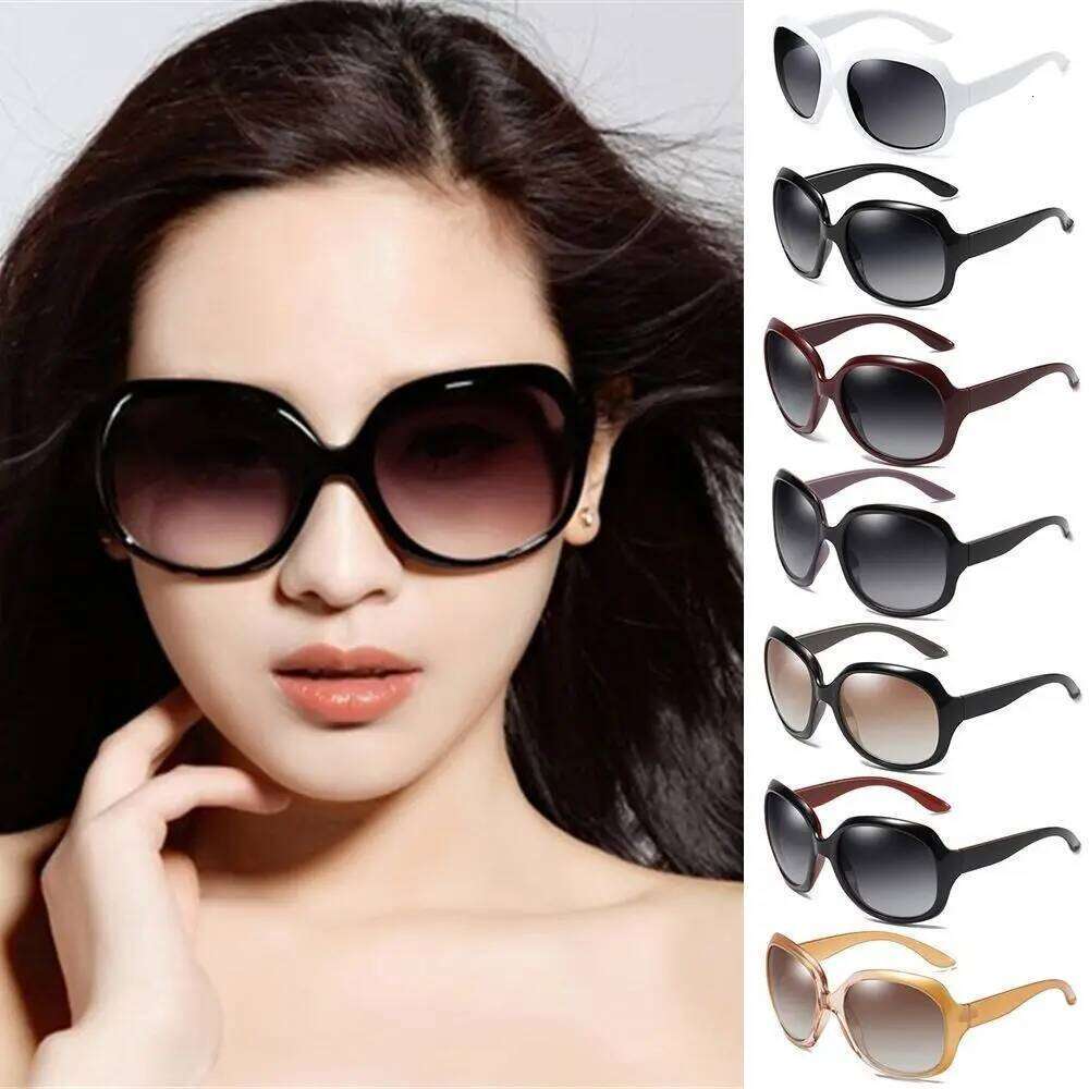 Sunglasses for Women Men Classic Retro Vintage Oversized Eyewear Fashion Shades Round Faced Driving Glasses Z260306