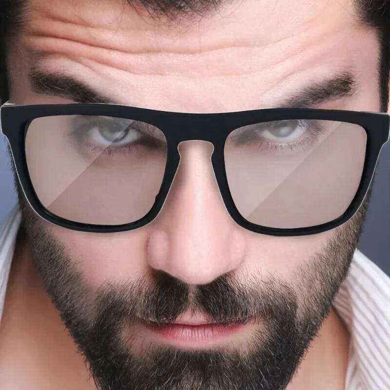 Fashion Polarized Color Changing Sunglasses Men Night Vision Car Driving Sunglass Dirt Bike Motorcycle Cycling Glasses Z260306