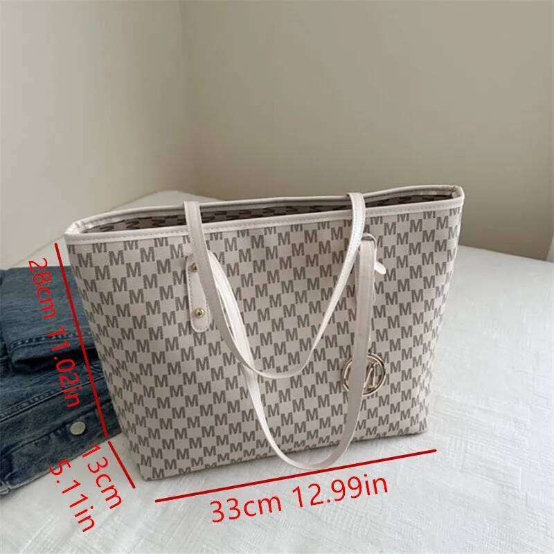 Stylish Tote Bag, Vintage Handbag, Large Underarm Shoulder Bag Women Suitable for Daily Use, Work, Outdoor, Travel, Shopping XJ260306