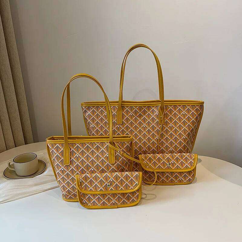 shopping Bag Classic Large Capacity Tote Two Suitcase Versatile Shoulder Handbag XJ260306