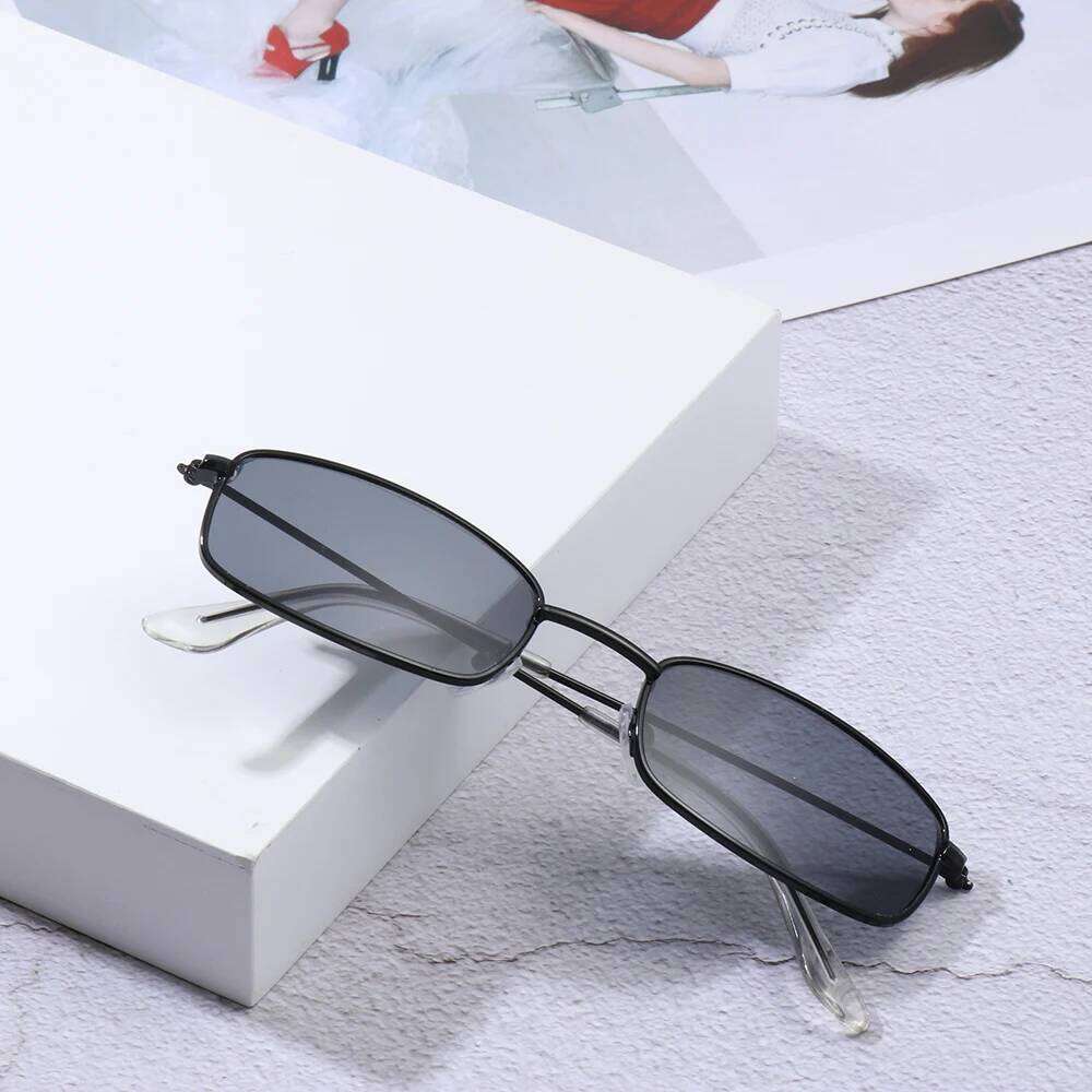 1PC Rectangular UV400 Protection Korea Small Oval Women Sunglasses Brand Shades Classic Candy Color Sun Glasses Eyewear Z260306