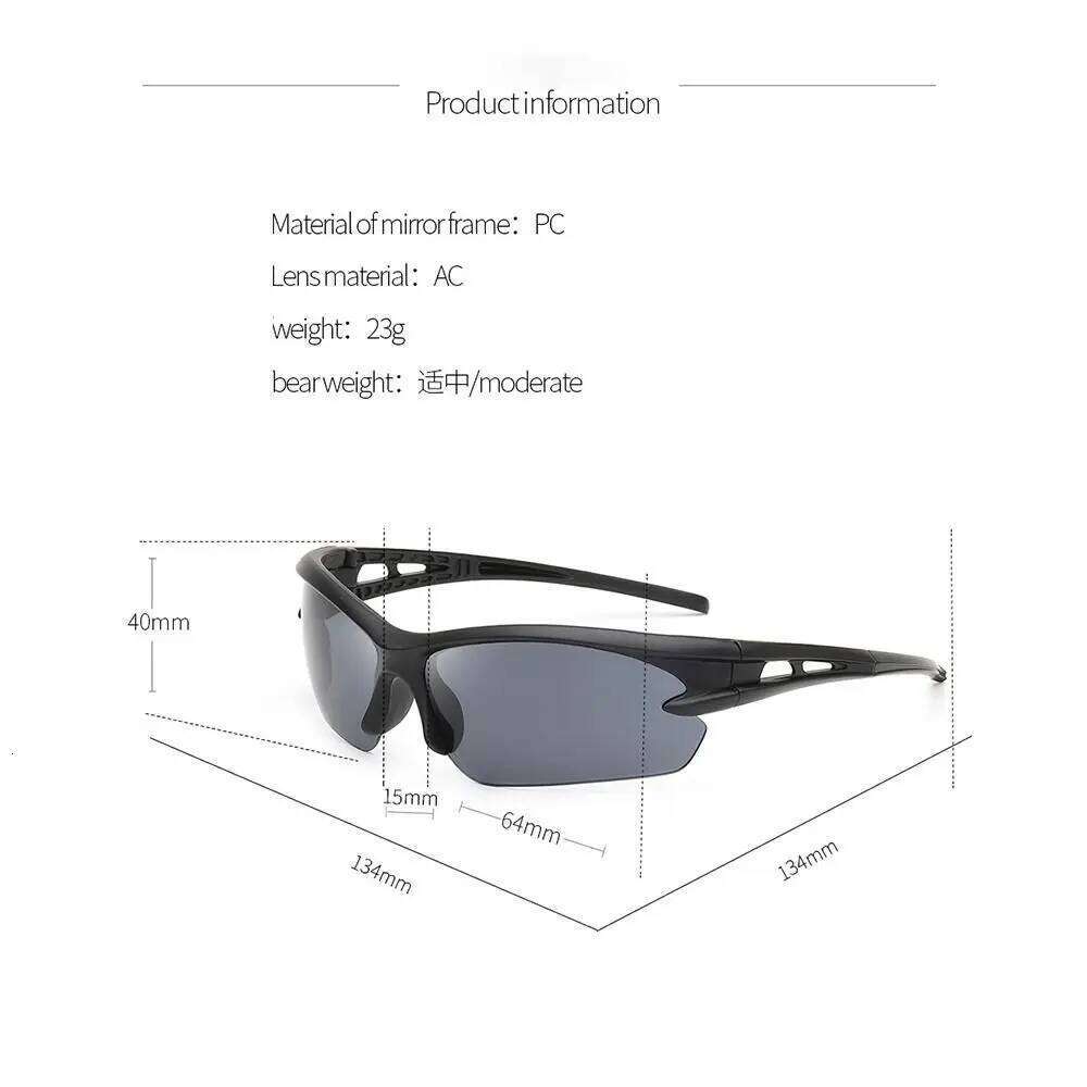 Trendy Plastics Sports Driving Fishing Y2K Sunglasses Cycling Oval Shades for Men Women Z260306