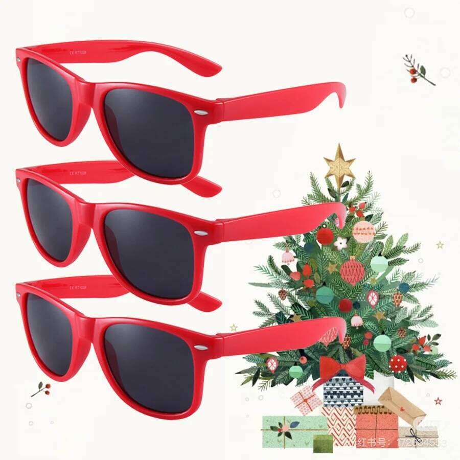3pcs Unisex Colorful Fashion SunglassesFor Daily Vacation Beach Party And Festival Accessories Z260306