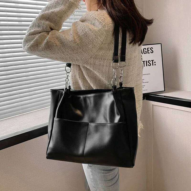 Casual Large Capacity Tote For Women Fashion Luxury Handbags High Quality Soft Leather Female Designer Shoulder Bag XJ260306