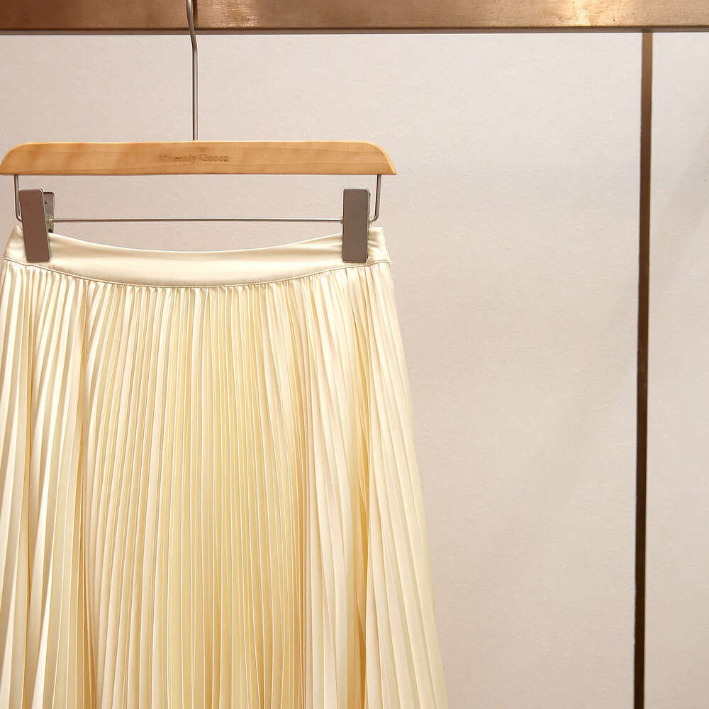 2026 designer high-end women's clothing A12 spring new style French fashion design lace patchwork pleated skirt