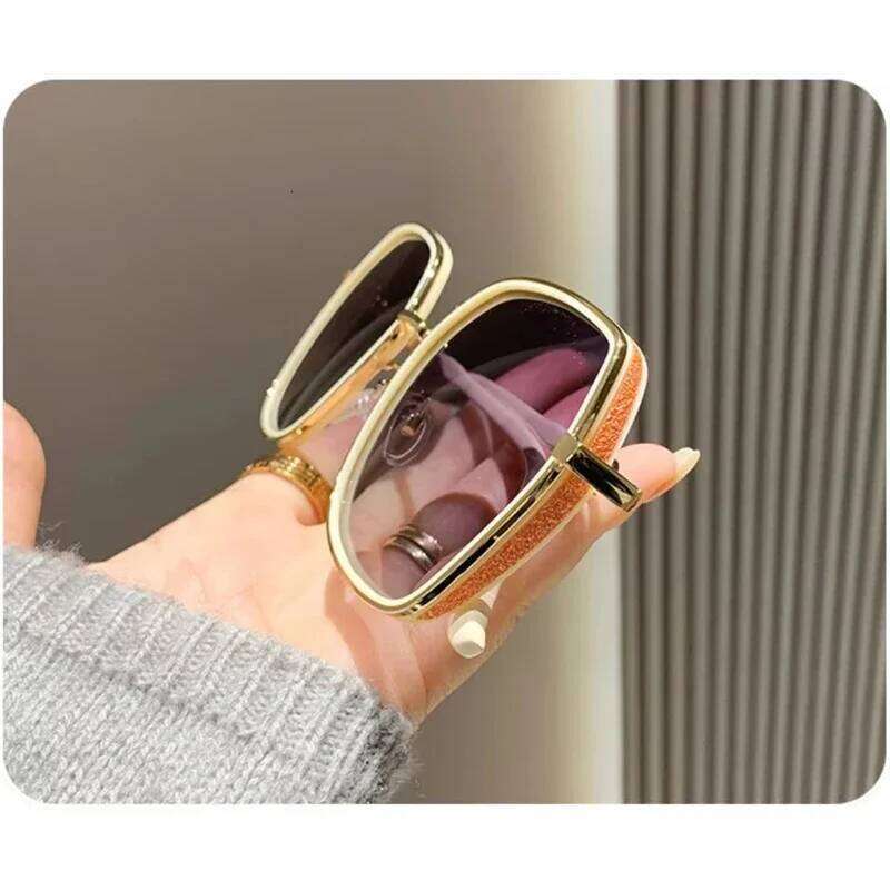 Movie K-Pop Saja Boys Jinu Demon Hunters Cosplay Glasses Unisex Pink Purple Gradient Sunglasses Halloween Accessories Z260306