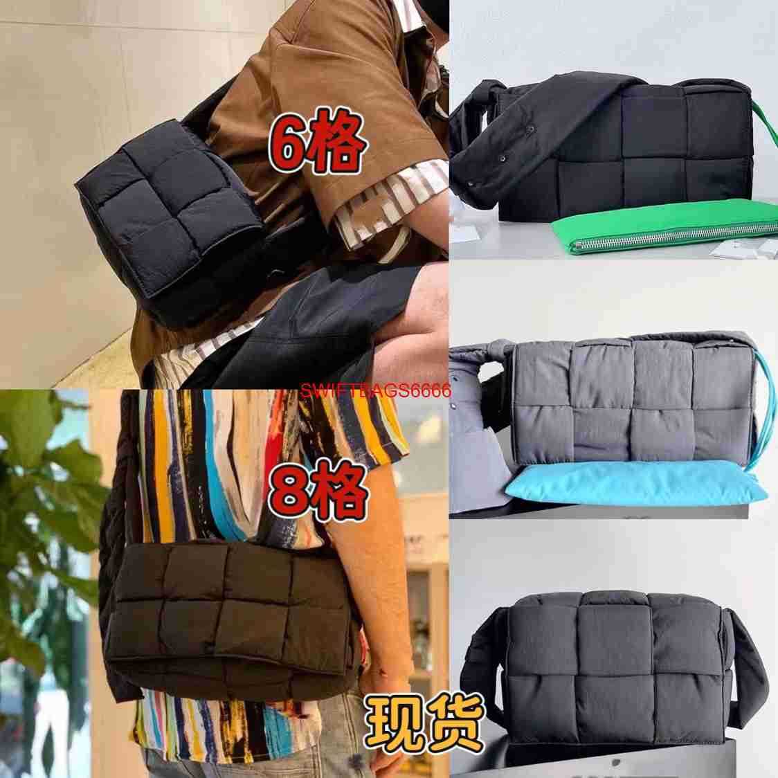 Designer Bag Cassette Shoulder Bags New Nylon Bag Cassette Pillow Woven Fabric Bag 8-Grid 6-Grid Crossbody Square Bag For Men And Women _6285 RJ