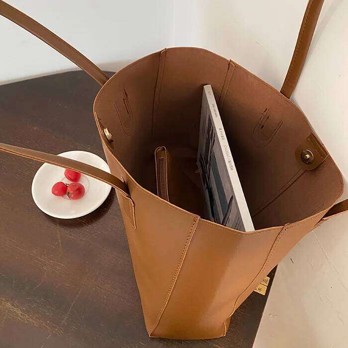 Designer women handbag Large capacity Soft PU leather Commuting lady big Totes Casual female Shoulder bag Shopping Composite Bag XJ260306