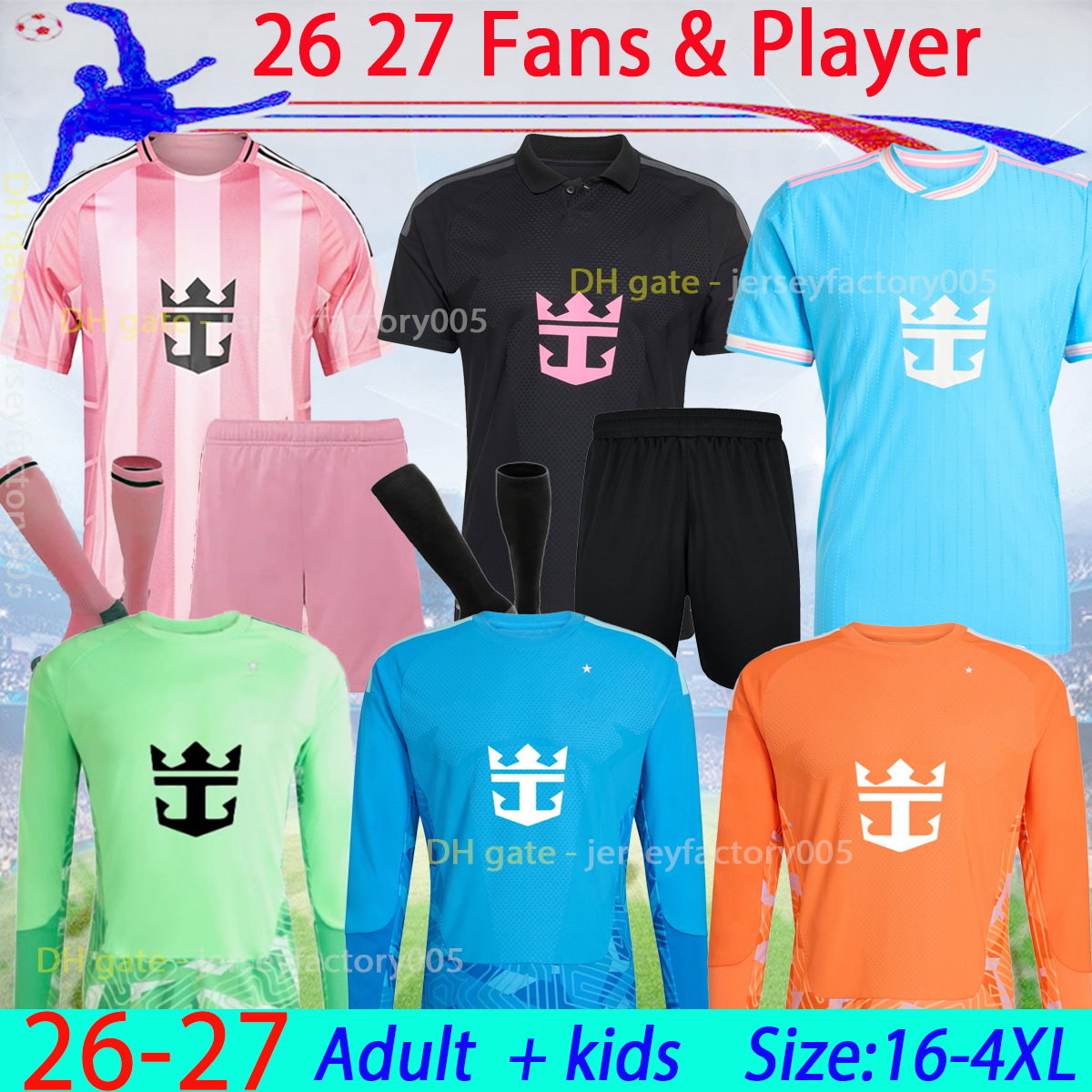 26 27 SUAREZ Inters Miamis CF Soccer Jerseys 2026 MESSIS SUAREZ MATUIDI HIGUAIN TRAPP PELLEGRINI PIZARRO CARRANZA PIREZ Men Kids Kit set 16-4XL Football Shirts