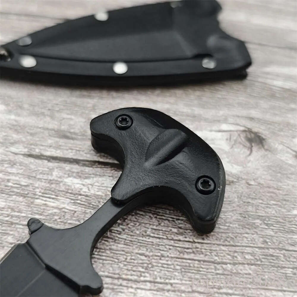 2024 Mini Fixed 440C Blade Aluminium Handle Necklace Outdoor pocket knife Knife Portable Hunting EDC Knives Survival Tool with Sheath 15017 3300 15700