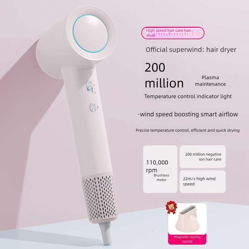 Famous High Speed Thermo-Sensing Hair Dryer - 200 Million Plasma Care with Boosted Airflow for Fast Drying & Hair Protection CKS