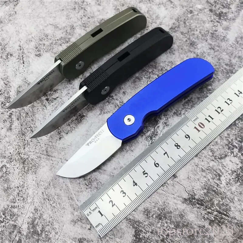 Mini Pro Tech 2203 Godfather Hunting Folding Knife T6-6061 Aluminum Alloy Tactical Knifes Outdoor Survival Defense Easy To Carry Knives 3300 5201 pock - view 8