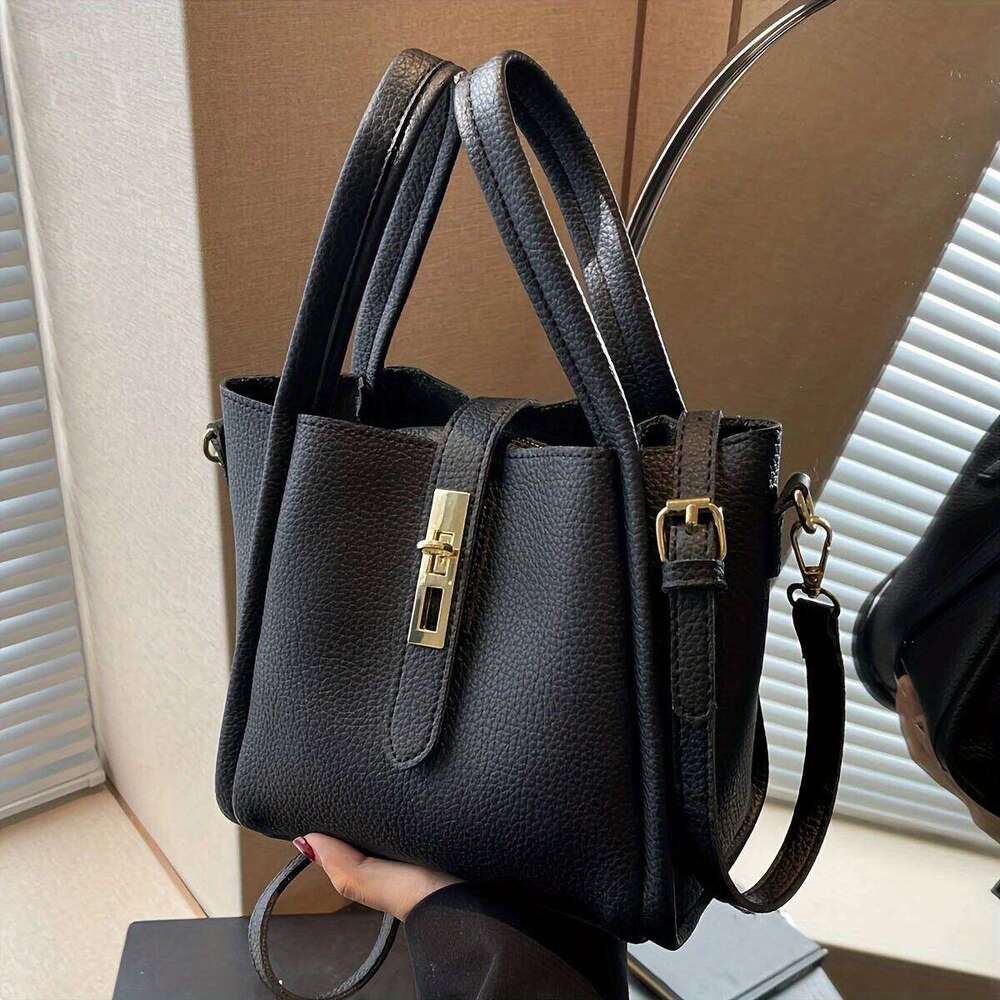 High-value daily multifunctional handbag autumn and winter retro fashion trend simple solid color crossbody bag XJ260306