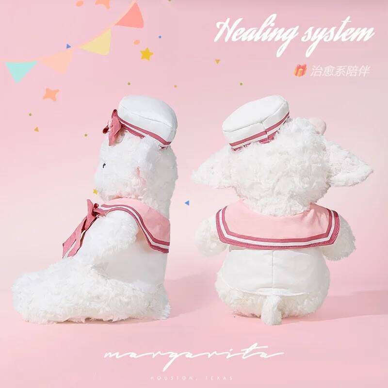 New Sailor Lamb Cartoon Stuffed Toy Sheep Baa Girls Kids Gift Doll R260908 - view 6
