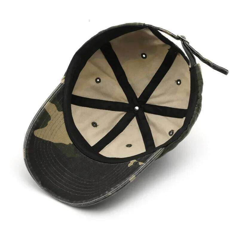 Japanese Style Street Tide Brand Soft Top Camouflage Baseball Female Face Little Wild Peaked Cap Y260304
