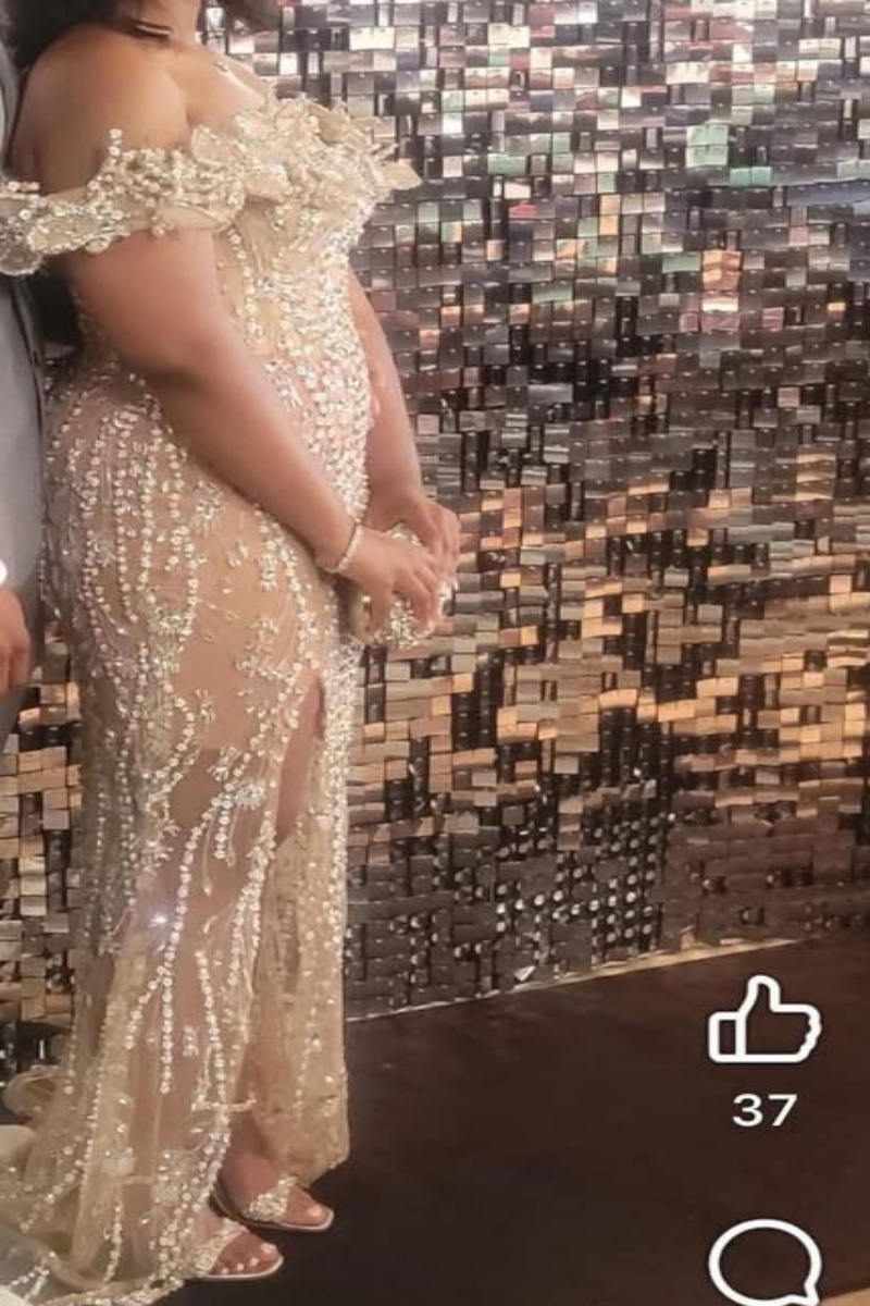 2K26 Champagne Prom Dress 2026 Mermaid Prom Dress Illusion Crystals Florals Evening Dresses For Black Women Birthday Party Formal Receiption Gowns Dre