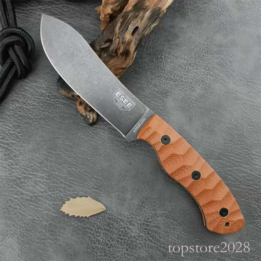 High-Performance ESEE JG5 Tactical Fixed Knife D2 Blade Robust pocket knife G10 Handles Everyday Carry Outdoor Ideal for Camping Hiking Rescue Surviva