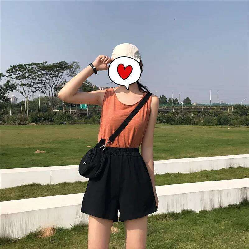 Women Shorts Black 2024 Summer Fashion NEW Casual Clothes Solid color egan Hip hop punk Pocket dropshipping harajuku vintage XJ260306