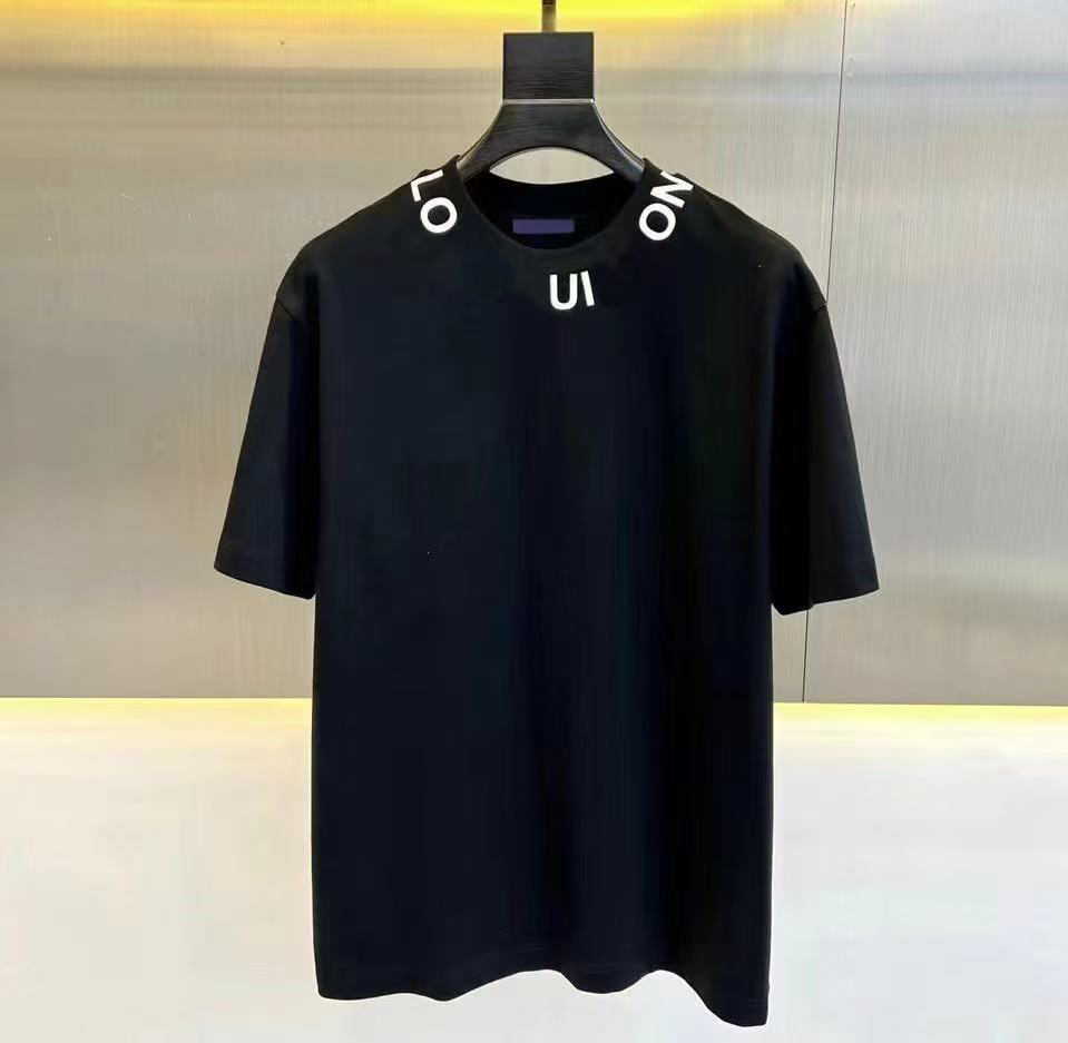 Summer Designer Men's T-Shirt - Casual Short-Sleeved Letter-Print T-Shirt Top - Women's/Men's Street Fashion Style