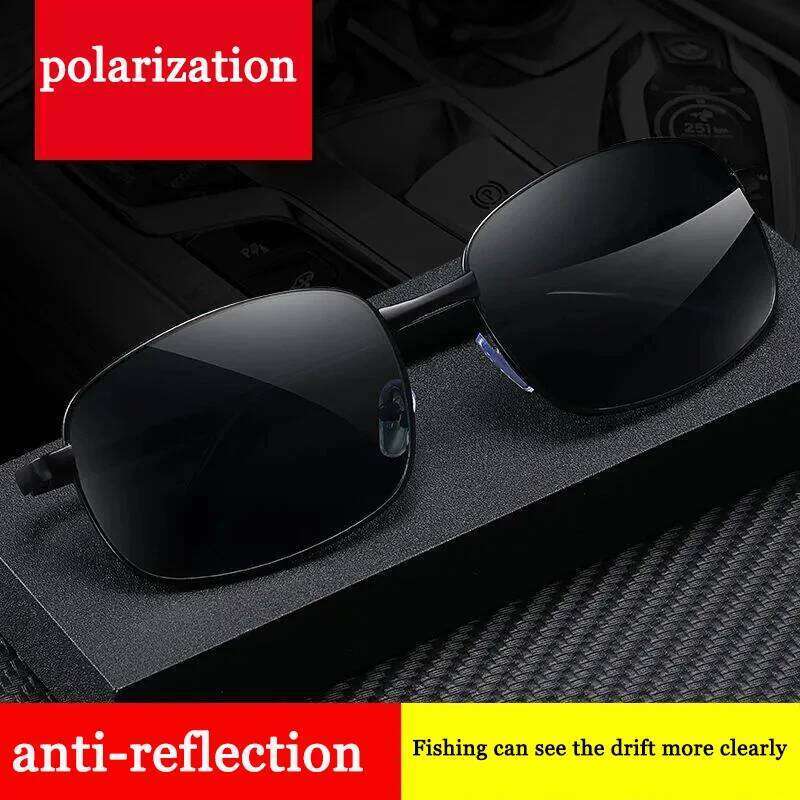 Fishing Vision Driving Sunglasses For Men Day And Night Polarizing Color-Changing Male Ultralight Glasses Z260306