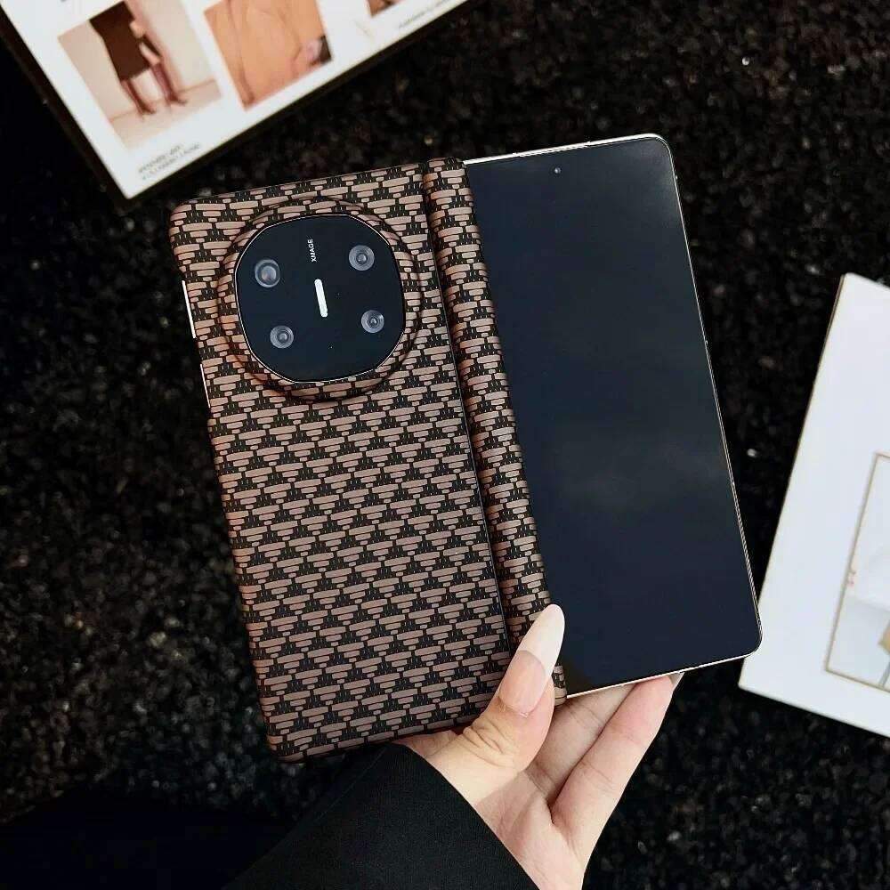 High Quality Carbon Fiber Kevra Phone Case Honor Magic V5 V3 VS3 Ultra Thin For Wireless Charge Hinged Protect Cover H260305