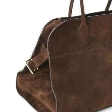 Women's Large Capacity Vintage Tote Bag -Brown Handbags Structured Snap Closure, Sturdy Handles for Work, Travel, Everyday Use XJ260306