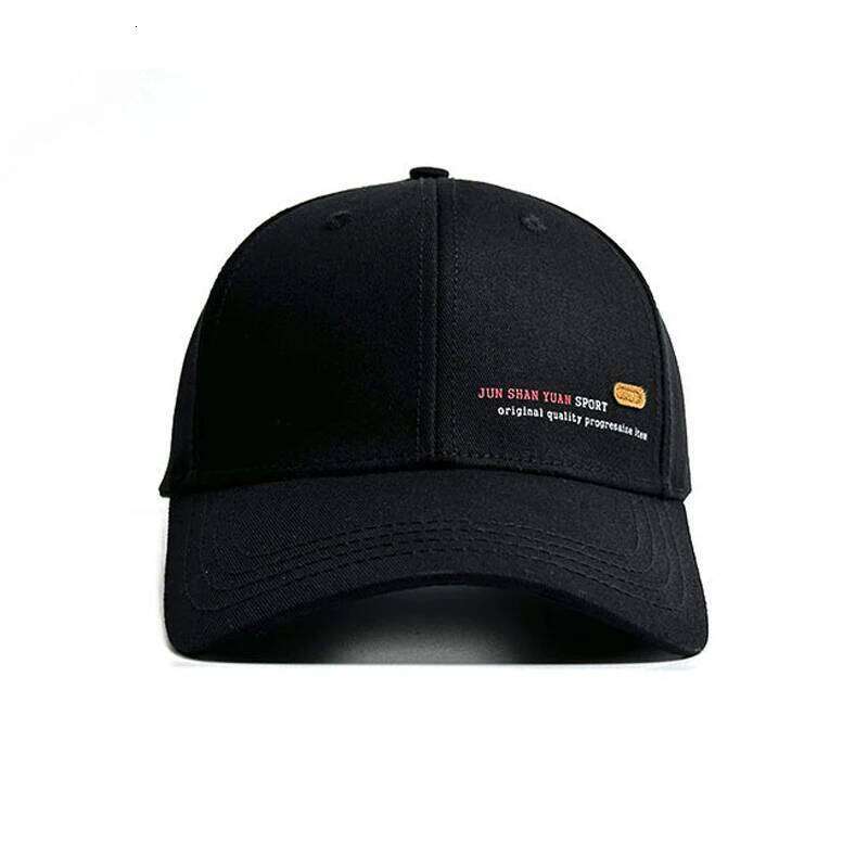 Oversized Head Men's Cotton Baseball Cap Spring Autumn Outdoor UV Protection Breathable Lightweight Casual Hat Y260304