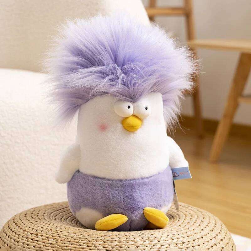 1pcs45cm cute headshot rooster plush toy pillow funny rag doll for men and women birthday gifts R260908 - view 6