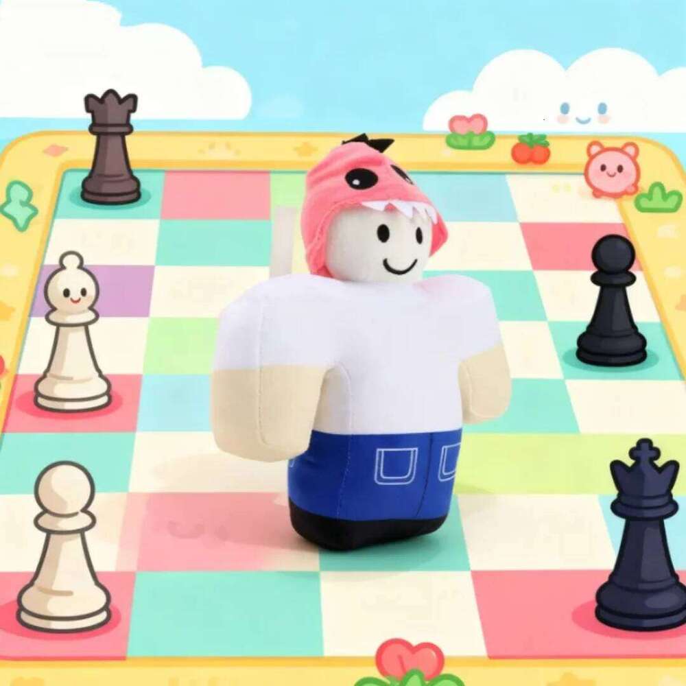 Kawai Steal a Brainrot Sammy Jandel Plush Anime Game Stuffed Toy Cute Hooded Square Man Birthday Christmas Gift for Kids and Fan R260908 - view 3