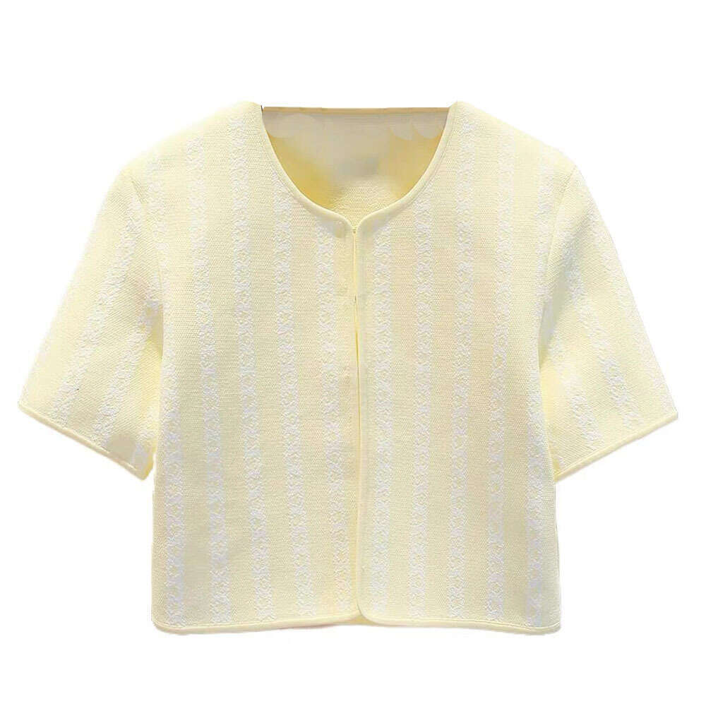 2026 Spring and Summer New Women's Elegant Style Sleeveless Waist Knitted Short Skirt with Open Collar Woolen Sweater