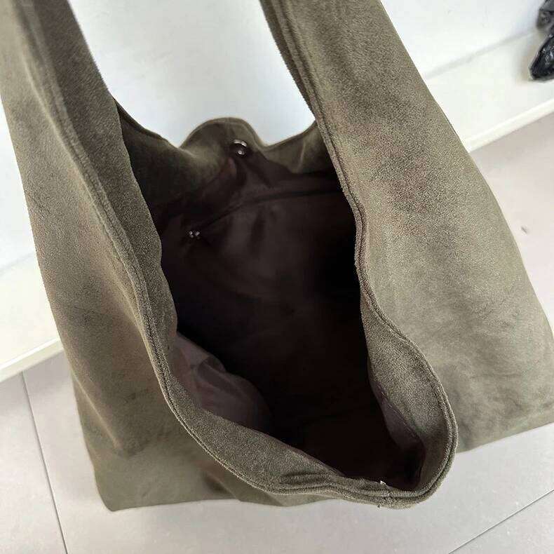 Faux suede women Axillary bags Brand design ladies handbag female hobos Shoulder Large capacity commuter tote bag bolsa XJ260306