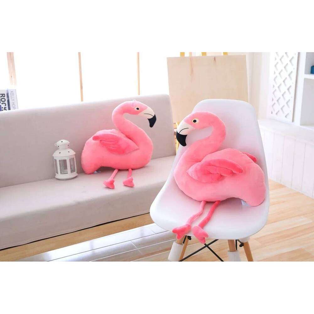 1 pc 25cm 40cm Plush Stuffed Bird Soft Doll Pink Flamingo Kids Toys Wedding Gift High Quality R260908 - view 5