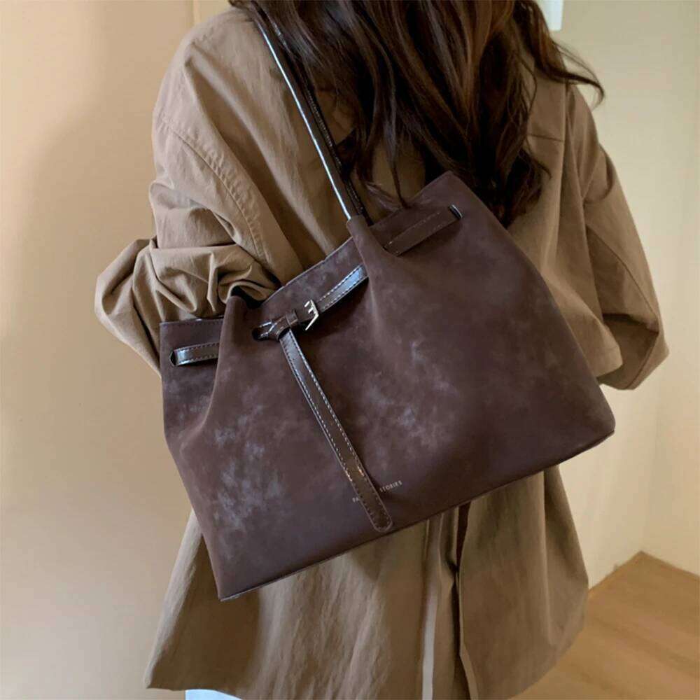 Retro Underarm for Women, New Trendy Fashion, Casual Commuter Tote Bag, Large Capacity Shoulder Bag XJ260306