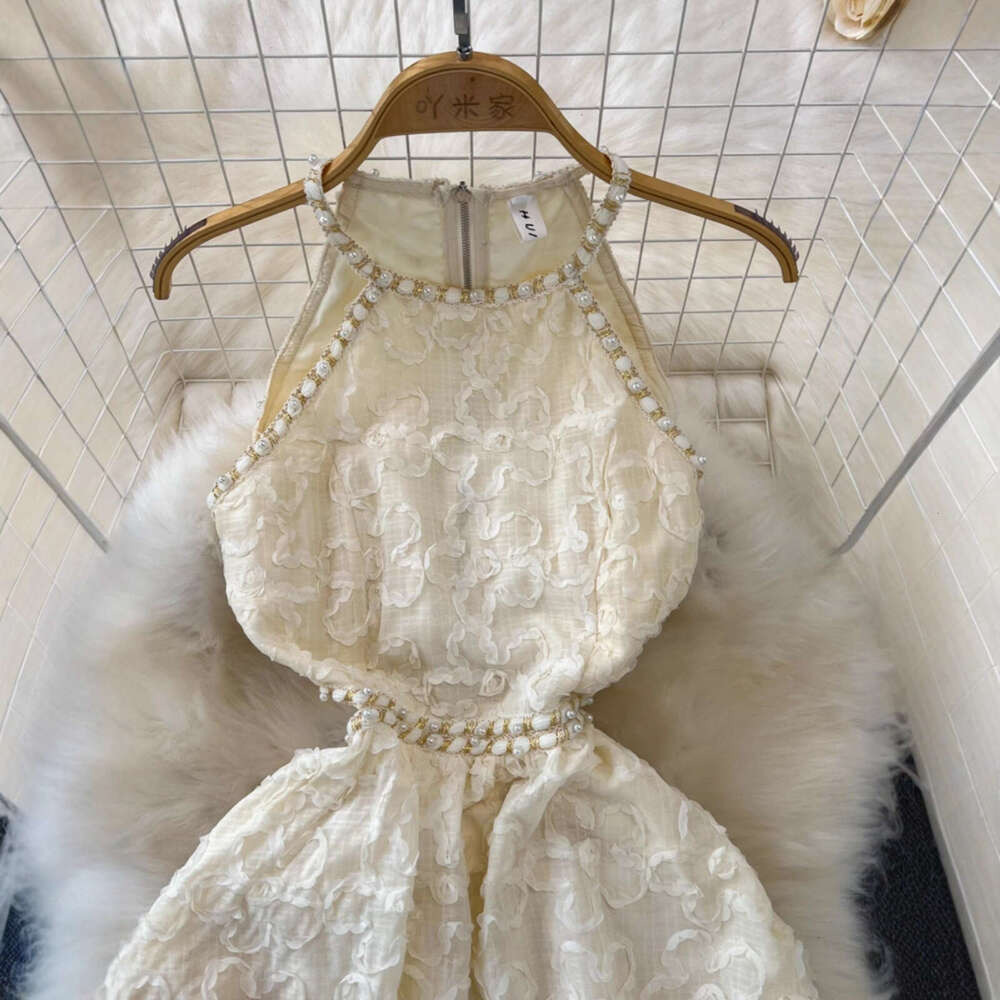 2026 Designer Fashionable High end Barrier free Luxury Off Shoulder Slim fit Large Fold Mid A13 length A-line Skirt